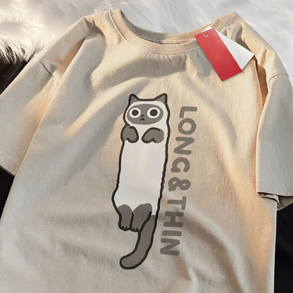 "Long & Thin" Cat T-Shirt