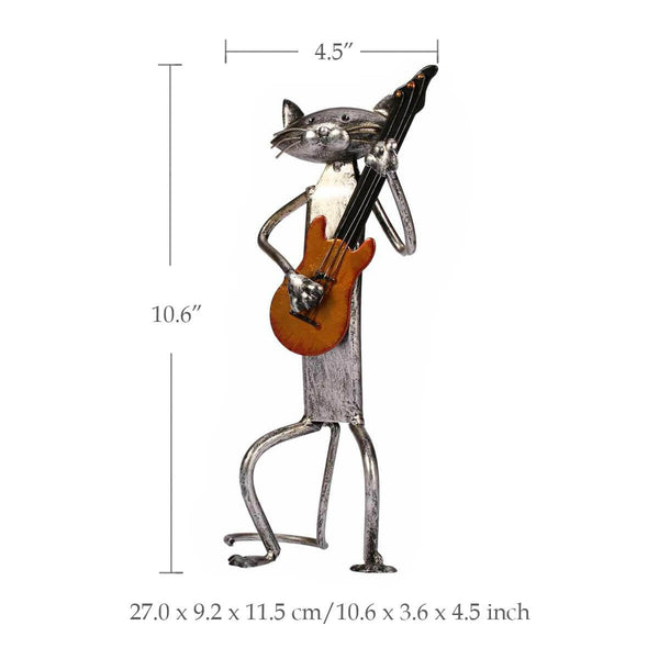 Load image into Gallery viewer, Cat Music Band Figure
