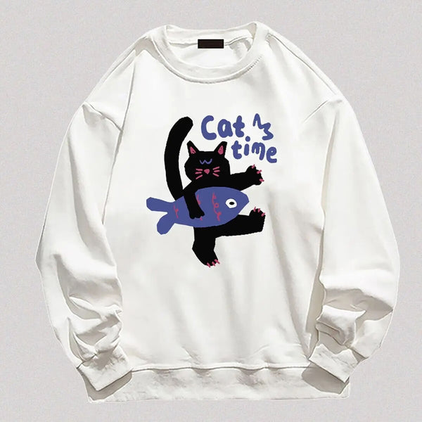 Load image into Gallery viewer, Cat Time Sweater
