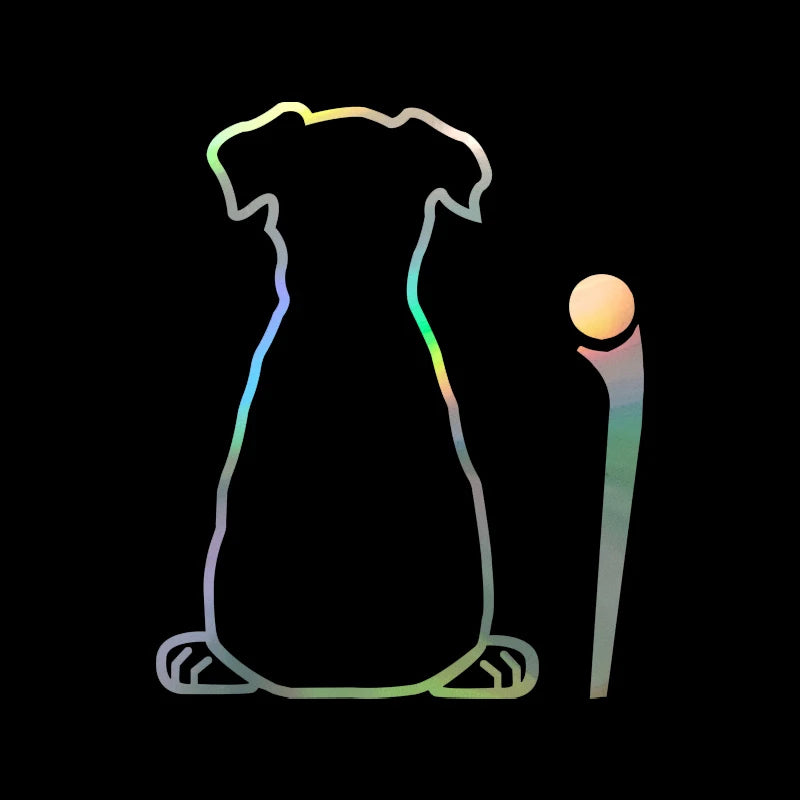 Dog Tail Wiper Decal