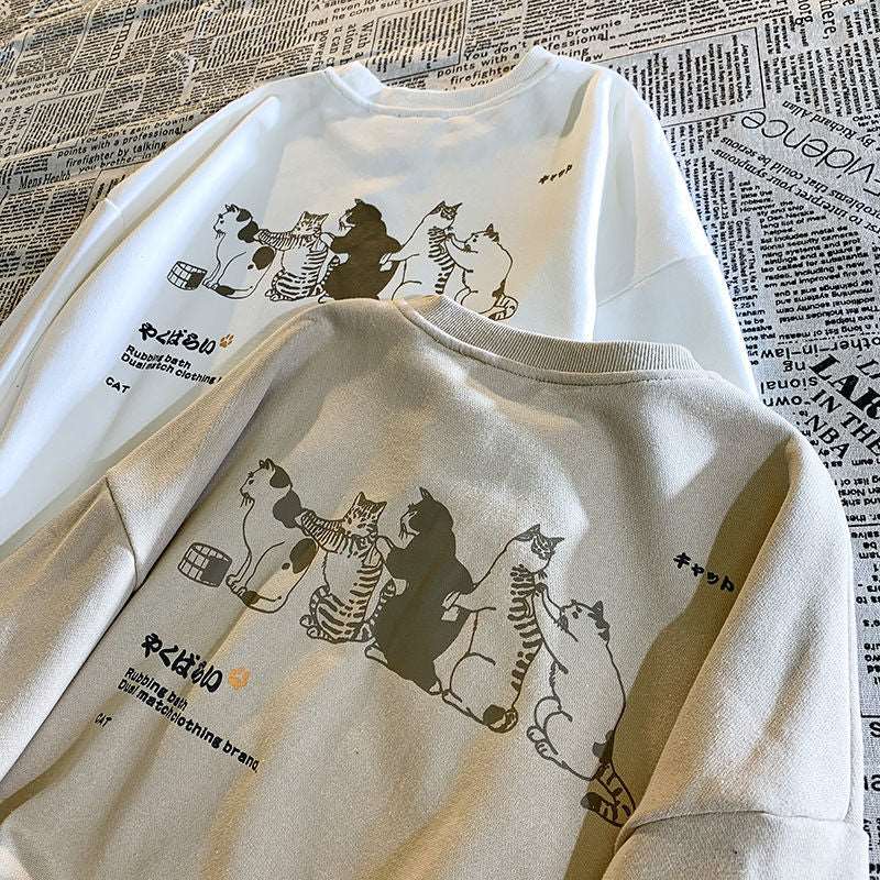 Bathing Cats Sweatshirt