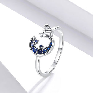 "The Moon & The Cat" Ring