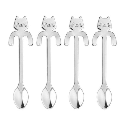 "Hanging Cat" Coffee Spoon