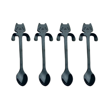 "Hanging Cat" Coffee Spoon