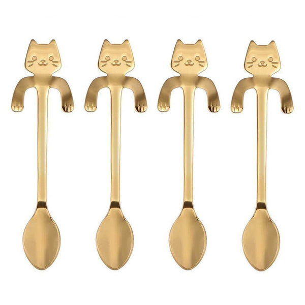 Load image into Gallery viewer, &quot;Hanging Cat&quot; Coffee Spoon
