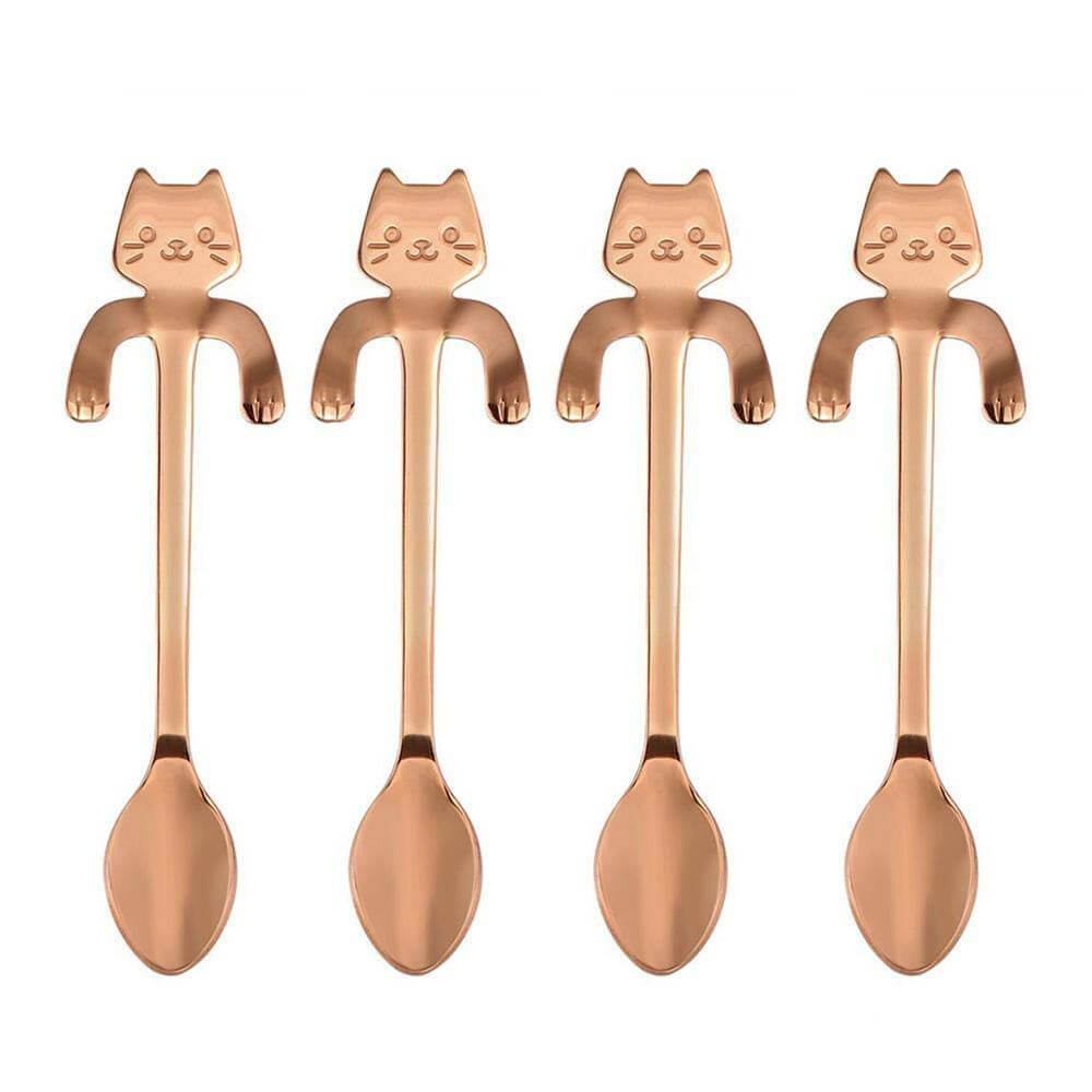 "Hanging Cat" Coffee Spoon