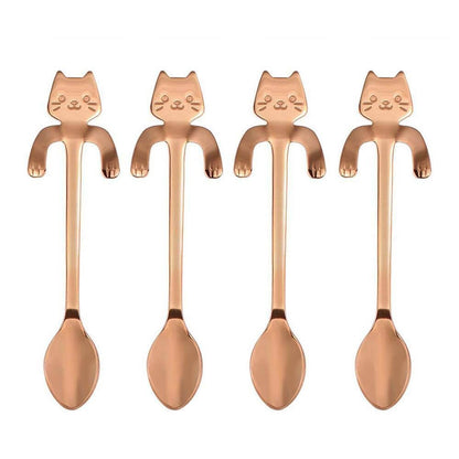 "Hanging Cat" Coffee Spoon