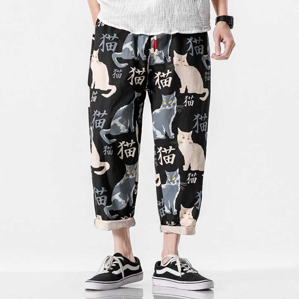 Load image into Gallery viewer, Japanese Style Cat Pants
