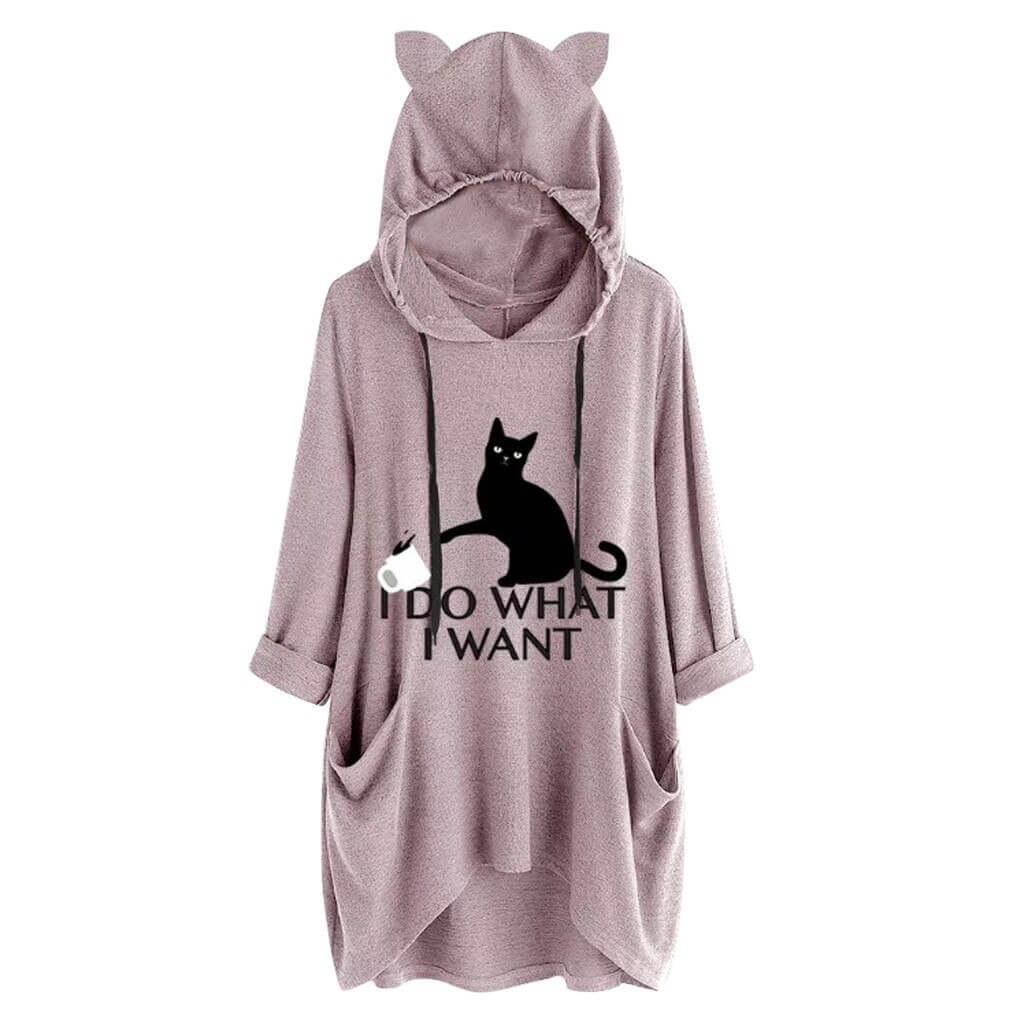 "I Do What I Want" Oversized Hoodie