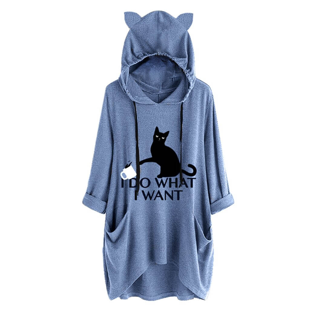 "I Do What I Want" Oversized Hoodie