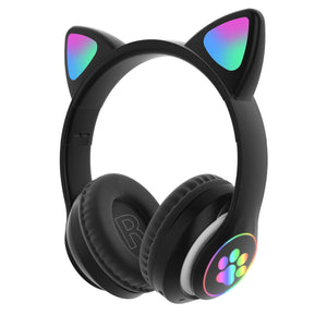 Rainbow Cat Ear Headphone