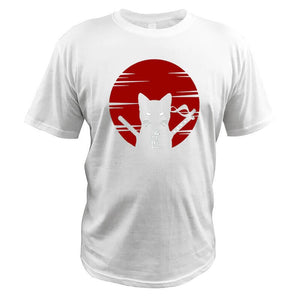 Japanese Samurai Cat T-Shirt