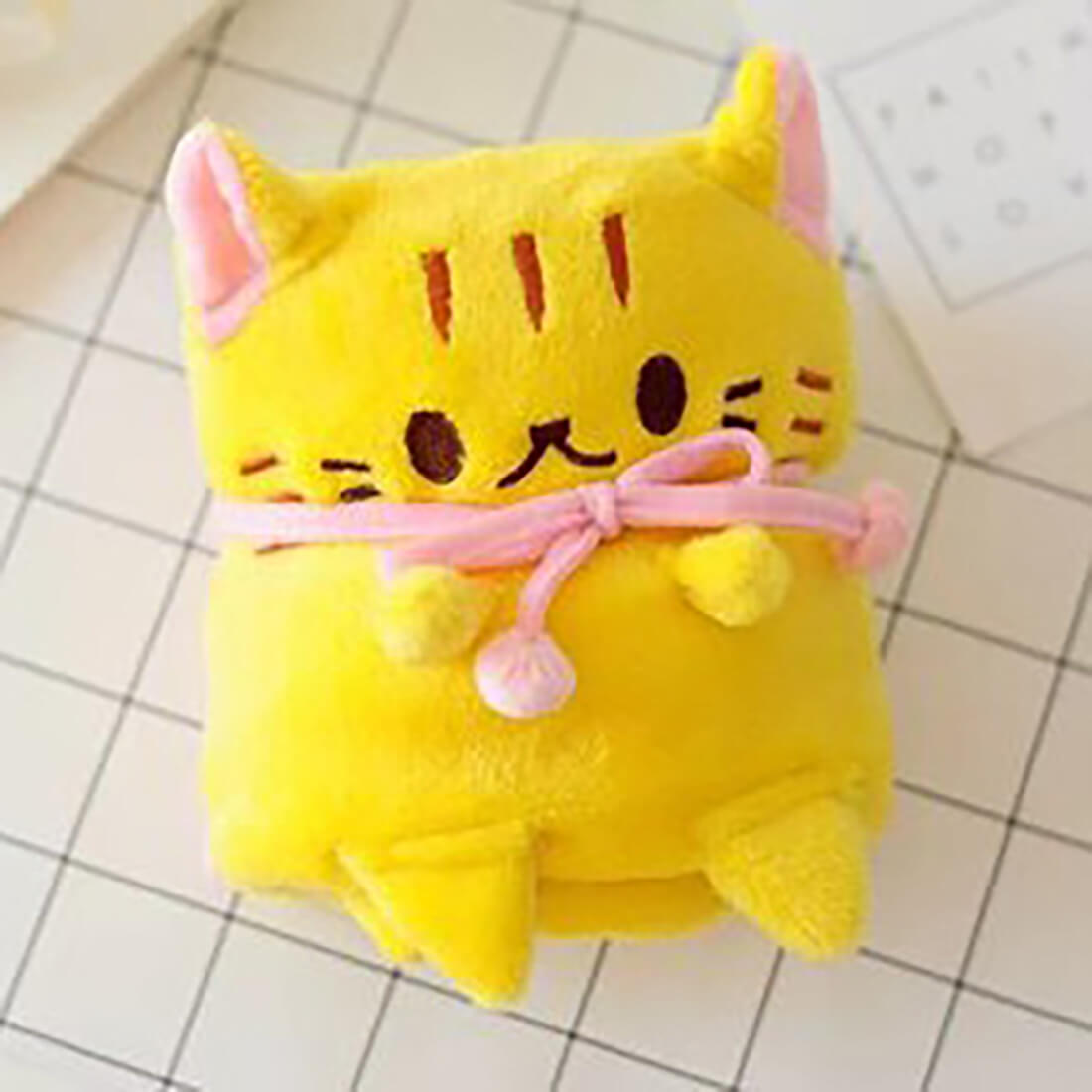 Cat Blanket Stuffed Toy