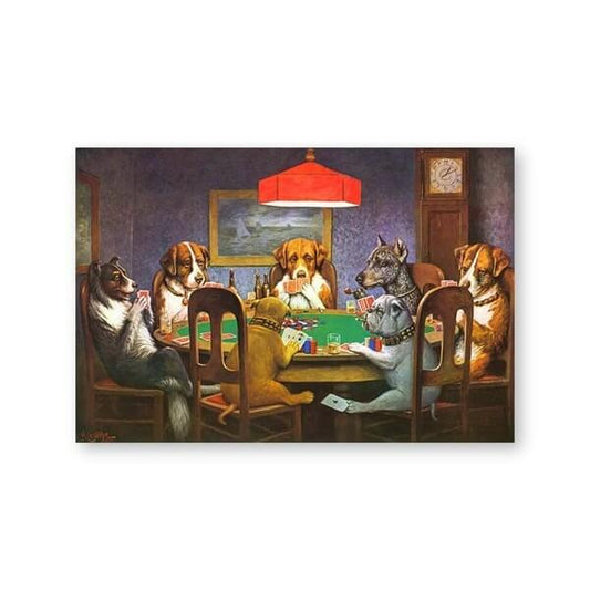 Poker Dogs Wall Art