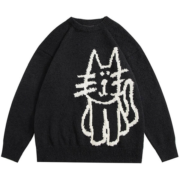 Load image into Gallery viewer, Simple Cat Doodle Sweater
