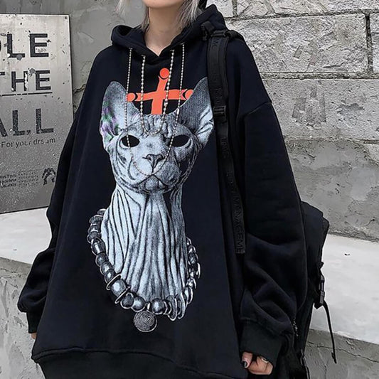 Cross Cat Hoodie