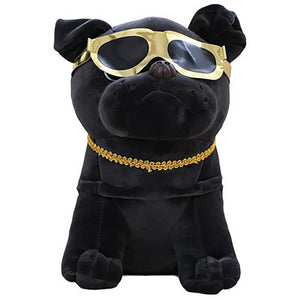 Sunglasses Dog Stuffed Toy