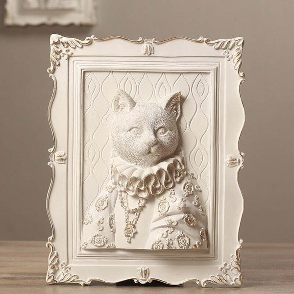 Load image into Gallery viewer, Cat/Dog Sculpture Wall Art
