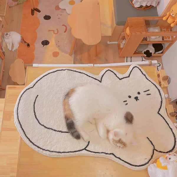 Load image into Gallery viewer, Simple Cat Rug
