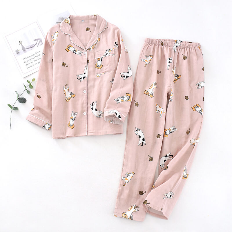 "Sleepy Cat" Pajamas