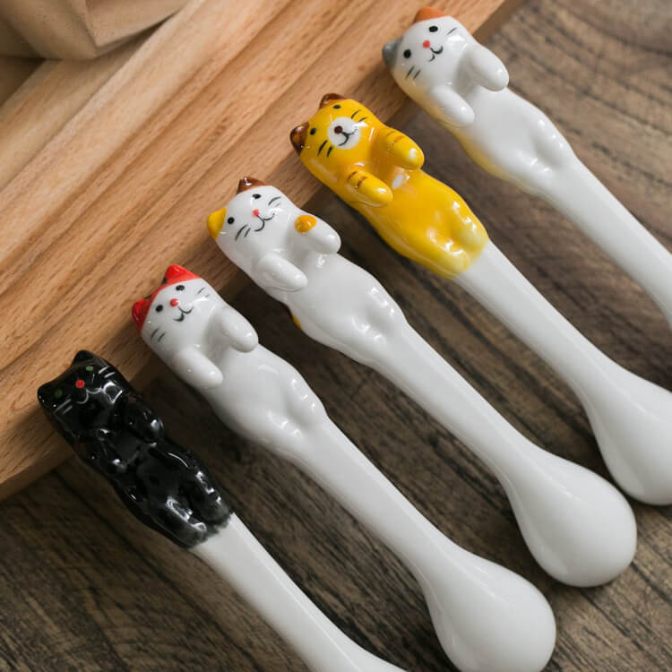 Naughty Cat Coffee Spoon Set (5 pcs)