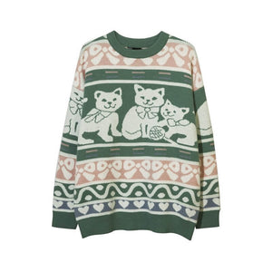 Cat Playing Sweater