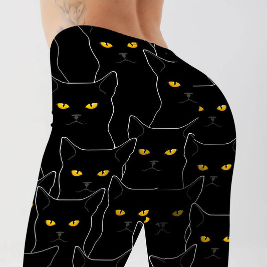 Allover Black Cat Leggings