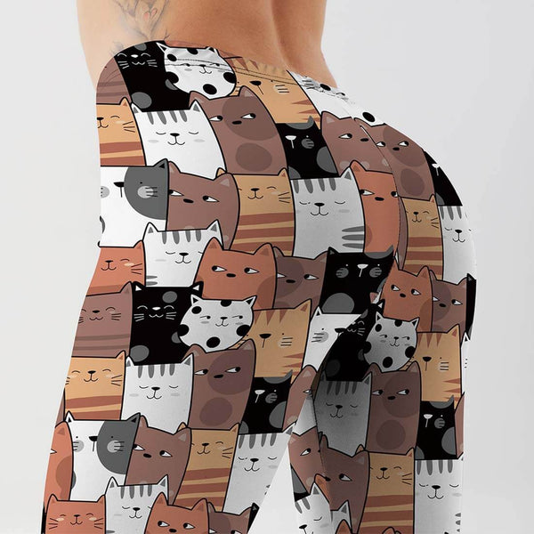 Load image into Gallery viewer, Cute Cat Leggings
