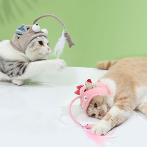 Funny Cat Stick Hat