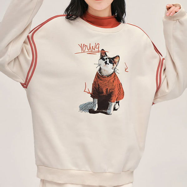 Load image into Gallery viewer, Young Cat Sweatshirt
