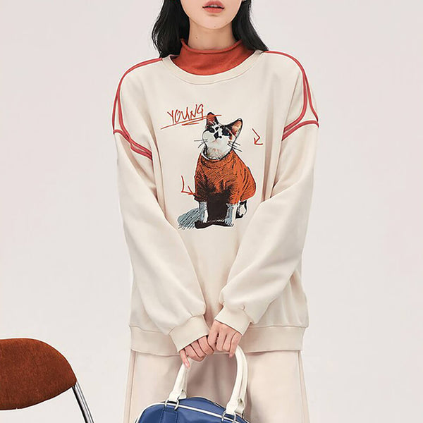 Load image into Gallery viewer, Young Cat Sweatshirt
