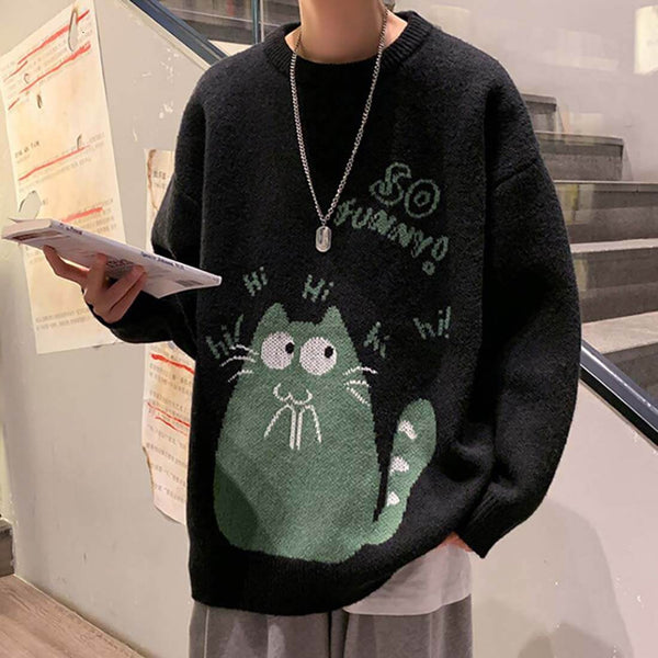 Load image into Gallery viewer, Funny Cat Sweater
