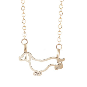 Simple Dachshund Necklace