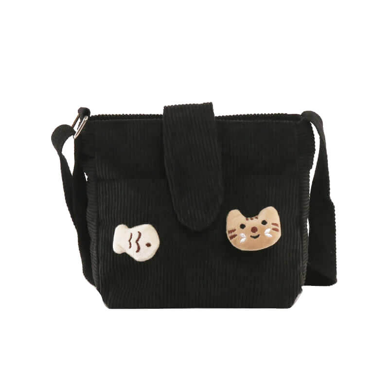 Corduroy Cat Bag