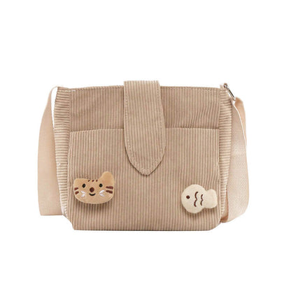 Corduroy Cat Bag