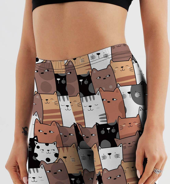 Load image into Gallery viewer, Cute Cat Leggings
