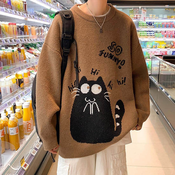 Load image into Gallery viewer, Funny Cat Sweater
