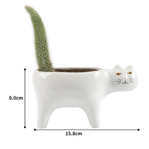 Cute Cat Plant Pot