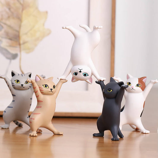 Dancing Cat Decor Set