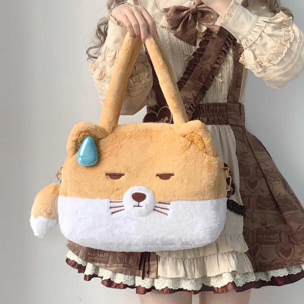 Load image into Gallery viewer, Embarrassed Cat Handbag

