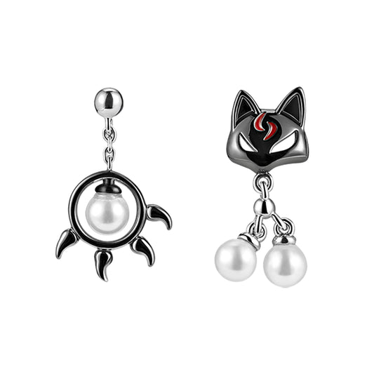 Black Cat Earrings