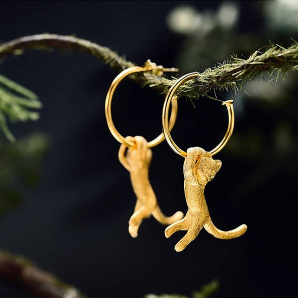 Load image into Gallery viewer, Playful Cat Earrings
