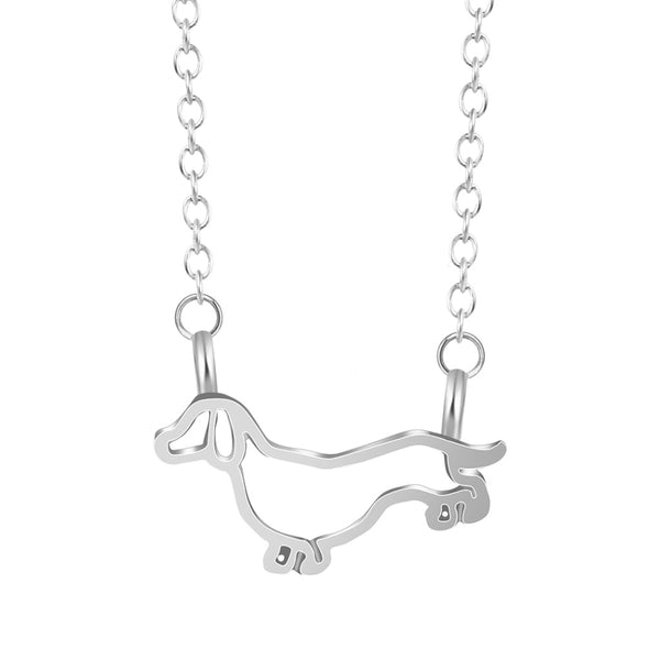 Load image into Gallery viewer, Simple Dachshund Necklace
