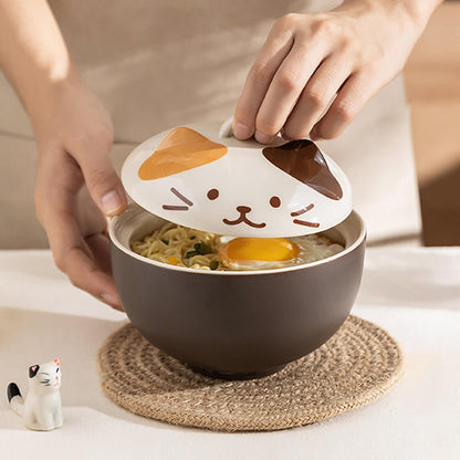 Japanese Cute Cat Bowl