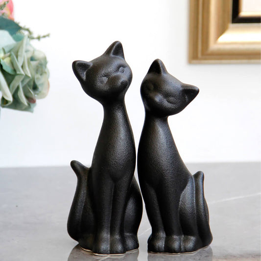 Cat Couple Figure