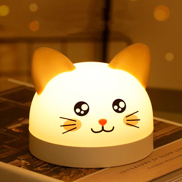 Load image into Gallery viewer, Cute Cat Clock Lamp
