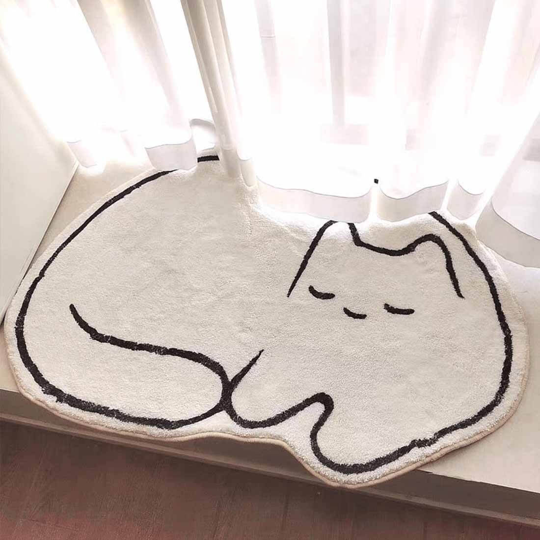 Peaceful Cat Rug