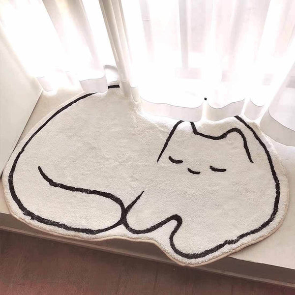 Load image into Gallery viewer, Peaceful Cat Rug
