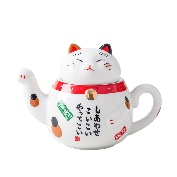 Load image into Gallery viewer, Lucky Cat Tea Set
