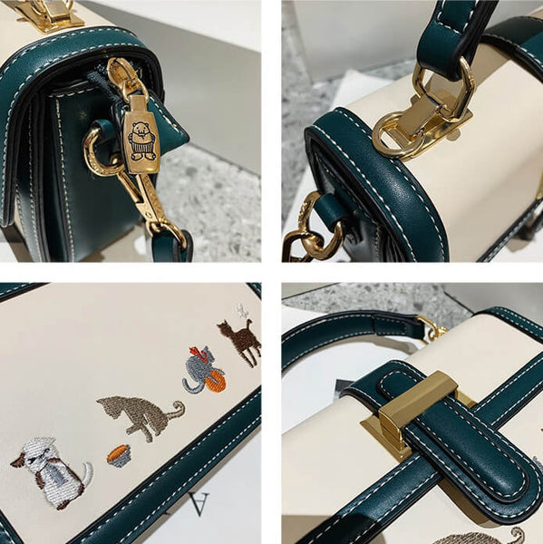 Load image into Gallery viewer, Four Cats Handbag
